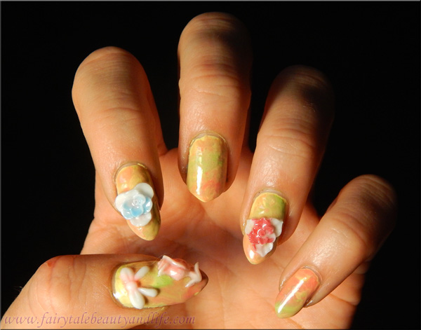 Nail art/review: Flower 3D nail art decorations! (from Born Pretty ...